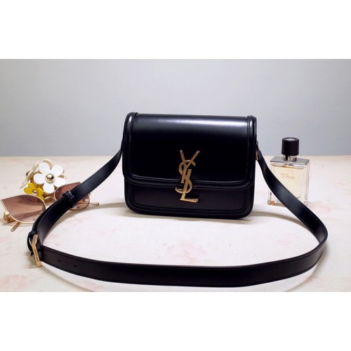 YSL SOLFERINO SMALL SATCHEL IN Black BOX LEATHER YSL SOLFERINO SMALL SATCHEL IN Black BOX LEATHER