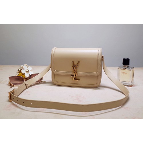 YSL SOLFERINO SMALL SATCHEL IN NATURAL IVORY BOX LEATHER YSL SOLFERINO SMALL SATCHEL IN NATURAL IVORY BOX LEATHER
