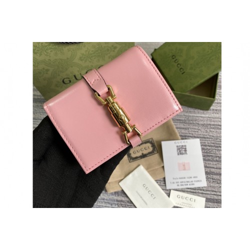 Gucci Jackie 1961 card case wallet in Pink leather Gucci Jackie 1961 card case wallet in Pink leather