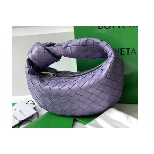 Bottega Veneta Mini Jodie boho bag in Purple Intrecciato Nappa leather Bottega Veneta Mini Jodie boho bag in Purple Intrecciato Nappa leather