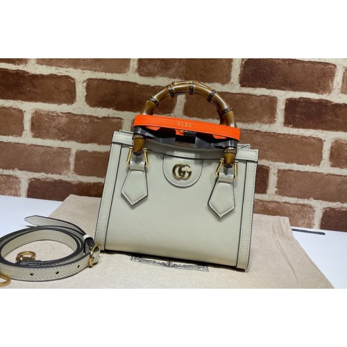 Gucci Diana mini tote bag in White leather Gucci Diana mini tote bag in White leather