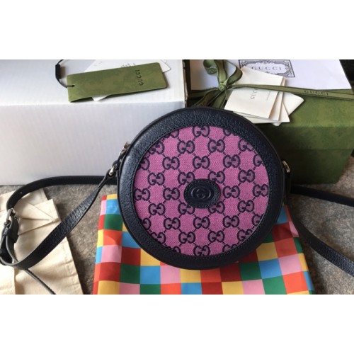 Gucci Multicolor shoulder bag in Pink and blue canvas Gucci Multicolor shoulder bag in Pink and blue canvas