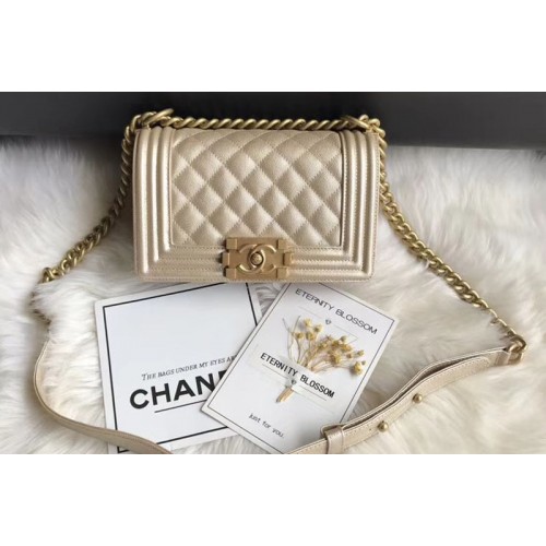 Chanel Leboy Original Caviar leather Shoulder Bags 67085 Cream Gold Chain Chanel Leboy Original Caviar leather Shoulder Bags 67085 Cream Gold Chain