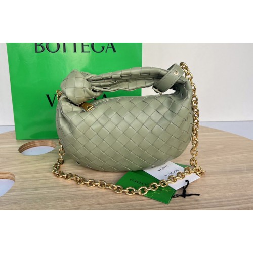 Bottega Veneta Mini Jodie Bag in Travertine Leather Bottega Veneta Mini Jodie Bag in Travertine Leather