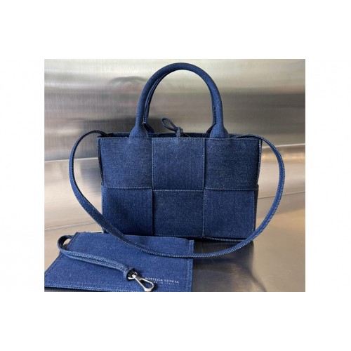 Bottega Veneta Cassette Bag in Blue Denim Bottega Veneta Cassette Bag in Blue Denim