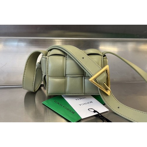 Bottega Veneta Candy Padded Cassette Bag in Green padded intreccio leather Bottega Veneta Candy Padded Cassette Bag in Green padded intreccio leather