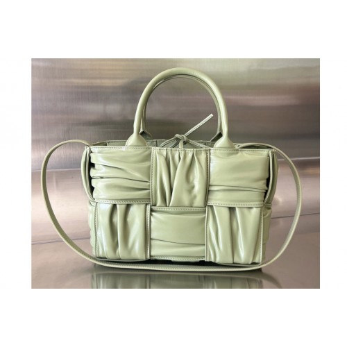 Bottega Veneta Mini Arco Tote Bag in Travertine Leather Bottega Veneta Mini Arco Tote Bag in Travertine Leather