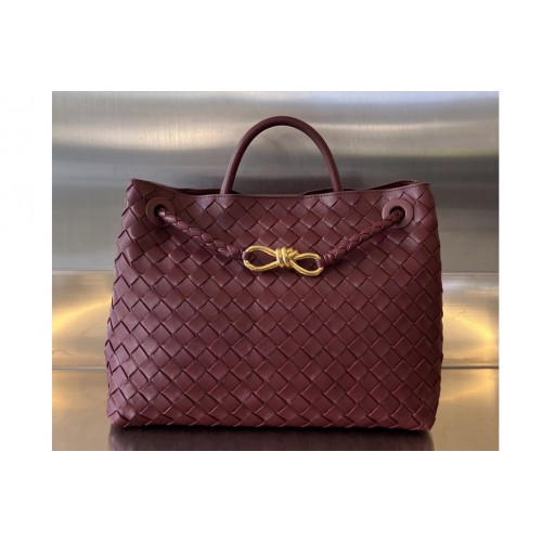 Bottega Veneta Medium Andiamo Bag in Wine Leather Bottega Veneta Medium Andiamo Bag in Wine Leather