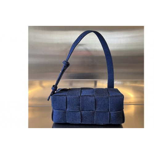 Bottega Veneta Cassette Bag in Indigo Denim Bottega Veneta Cassette Bag in Indigo Denim