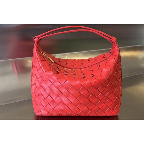 Bottega Veneta Mini Wallace Bag in Red Leather Bottega Veneta Mini Wallace Bag in Red Leather