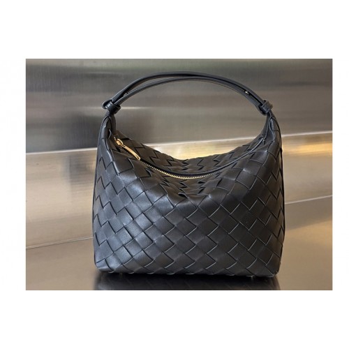 Bottega Veneta Mini Wallace Bag in Black Leather Bottega Veneta Mini Wallace Bag in Black Leather