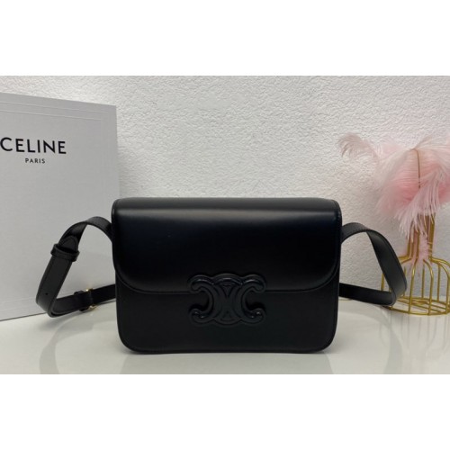 Celine MEDIUM BAG CUIR TRIOMPHE IN Black NATURAL CALFSKIN Celine MEDIUM BAG CUIR TRIOMPHE IN Black NATURAL CALFSKIN