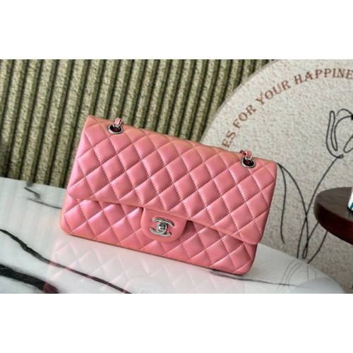 Chanel 11.12 Classic Handbag  A01112 in Pink Leather