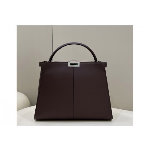 Fendi 8BN304 Peekaboo ISeeU Large Bag in Wine leather bag Fendi 8BN304 Peekaboo ISeeU Large Bag in Wine leather bag