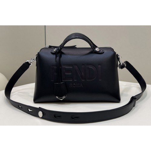 Fendi 8BL145 By The Way Mini small Boston bag in Black leather Fendi 8BL145 By The Way Mini small Boston bag in Black leather