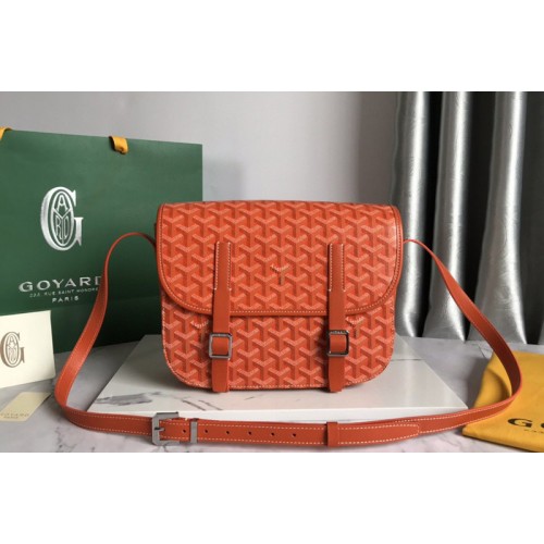Goyard Belvedere MM bag in Orange Goyardine Canvas Goyard Belvedere MM bag in Orange Goyardine Canvas