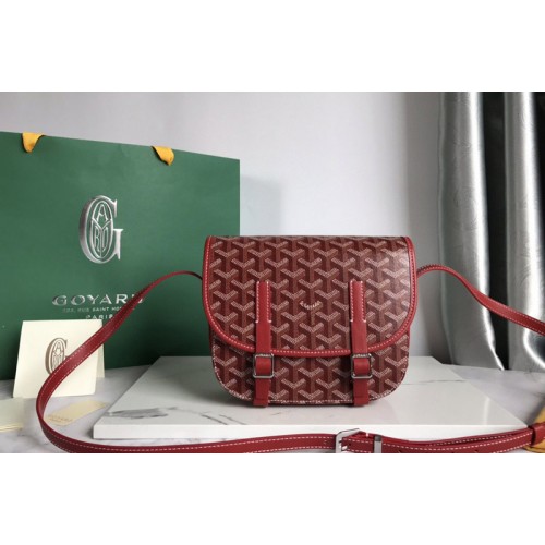 Goyard Belvedere PM bag in Red Goyardine Canvas Goyard Belvedere PM bag in Red Goyardine Canvas