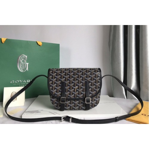 Goyard Belvedere PM bag in Black Goyardine Canvas Goyard Belvedere PM bag in Black Goyardine Canvas