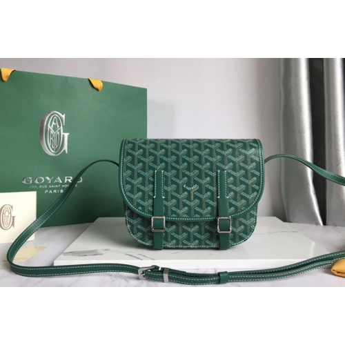 Goyard Belvedere PM bag in Green Goyardine Canvas Goyard Belvedere PM bag in Green Goyardine Canvas