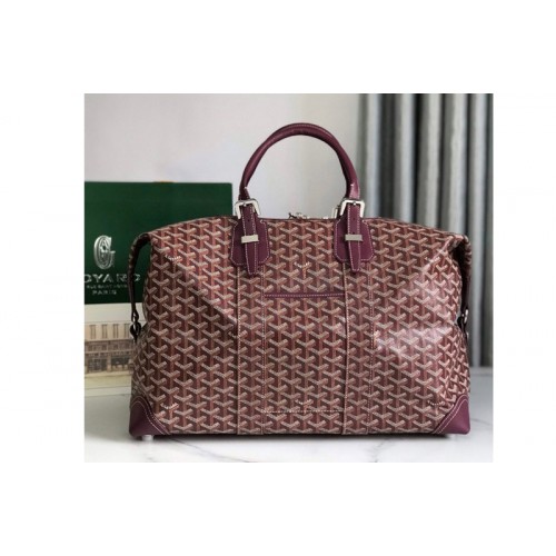 Goyard Bowling 45 bag in Burgundy Goyardine Canvas Goyard Bowling 45 bag in Burgundy Goyardine Canvas