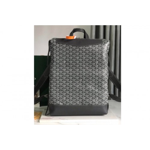 Goyard Cisalpin backpack in Gray Goyardine Canvas & Chevroches Calfskin Goyard Cisalpin backpack in Gray Goyardine Canvas & Chevroches Calfskin