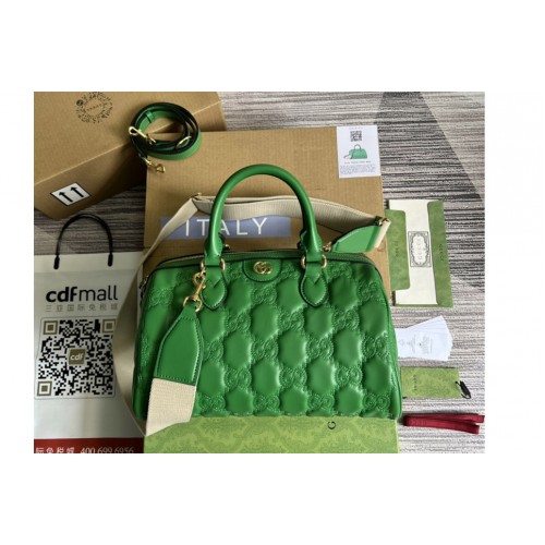 Gucci Matelasse leather medium bag in Green Matelasse leather Gucci Matelasse leather medium bag in Green Matelasse leather