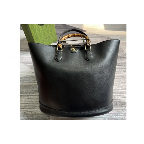 Gucci Diana Large Tote Bag in Black leather Gucci Diana Large Tote Bag in Black leather