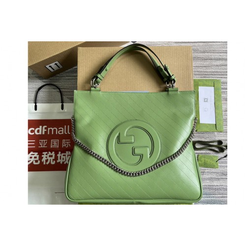 Gucci Blondie Medium Tote Bag in Green Leather Gucci Blondie Medium Tote Bag in Green Leather