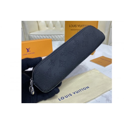 Louis Vuitton GI0397 Elisabeth pencil pouch in Black Mahina leather Louis Vuitton GI0397 Elisabeth pencil pouch in Black Mahina leather