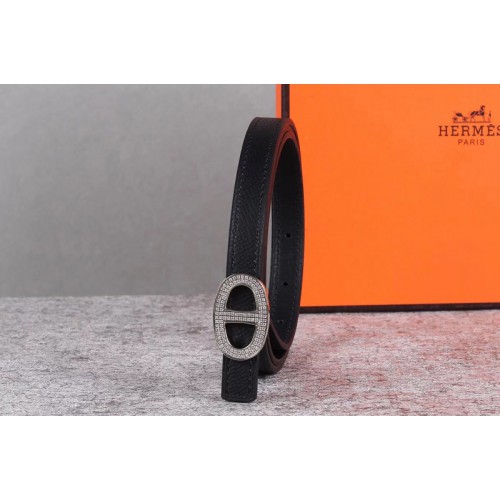 Womens Hermes 13mm Mini Athena buckle Reversible belt in Black Epsom Leather Womens Hermes 13mm Mini Athena buckle Reversible belt in Black Epsom Leather