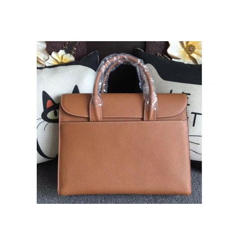 Mens Hermes 38cm Messenger Bags Original Togo Leather Tan Mens Hermes 38cm Messenger Bags Original Togo Leather Tan
