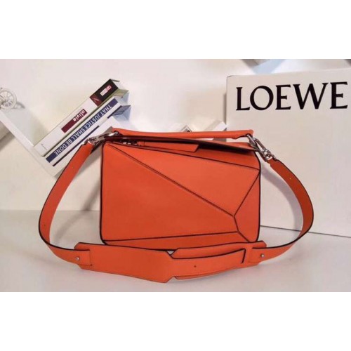 Loewe Puzzle Bags Original Calf Leather Orange Loewe Puzzle Bags Original Calf Leather Orange