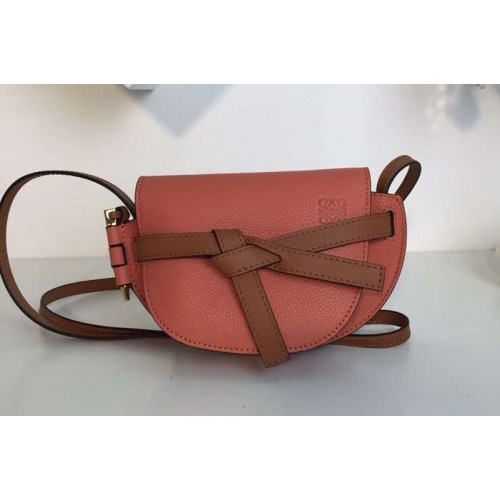 Loewe Mini Gate Bags Original Soft Calf Leather Pink Loewe Mini Gate Bags Original Soft Calf Leather Pink