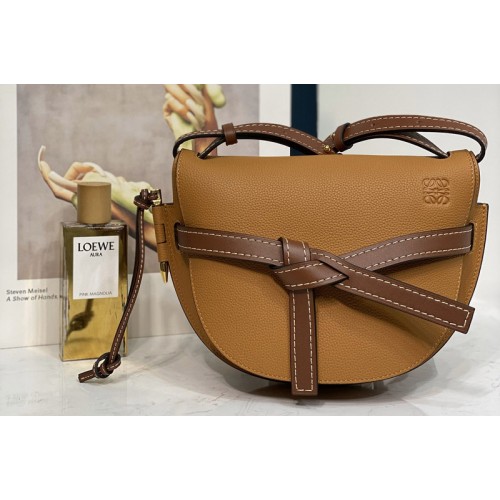 Loewe Mini Gate Dual bag in Brown soft calfskin Loewe Mini Gate Dual bag in Brown soft calfskin