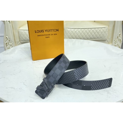 Louis Vuitton M0340V Initiales 40mm reversible belt in Damier Infini canvas Louis Vuitton M0340V Initiales 40mm reversible belt in Damier Infini canvas