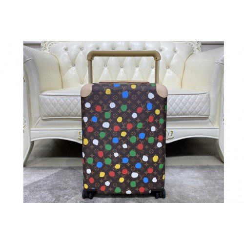 Louis Vuitton M10118 x YK Horizon 55 trolley bag in Monogram coated canvas with 3D Painted Dots print Louis Vuitton M10118 x YK Horizon 55 trolley bag in Monogram coated canvas with 3D Painted Dots print