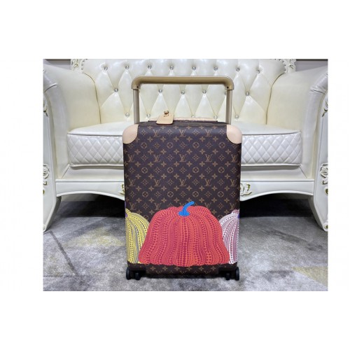 Louis Vuitton M10155 x YK Horizon 55 trolley case in Monogram coated canvas with colorful Pumpkin print Louis Vuitton M10155 x YK Horizon 55 trolley case in Monogram coated canvas with colorful Pumpkin print