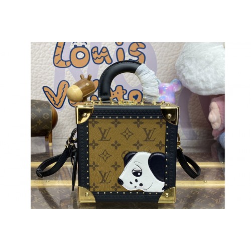 Louis Vuitton M11206 Mini Square Trunk Dalmatien in Monogram Reverse canvas Louis Vuitton M11206 Mini Square Trunk Dalmatien in Monogram Reverse canvas