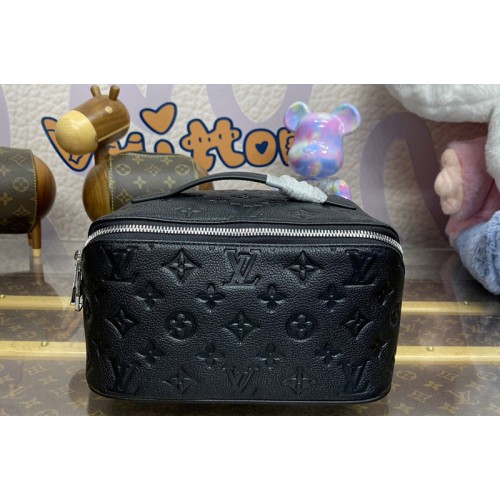 Louis Vuitton M11750 Toiletry Bag 2 Compartments travel pouch in Monogram-embossed Taurillon leather Louis Vuitton M11750 Toiletry Bag 2 Compartments travel pouch in Monogram-embossed Taurillon leather