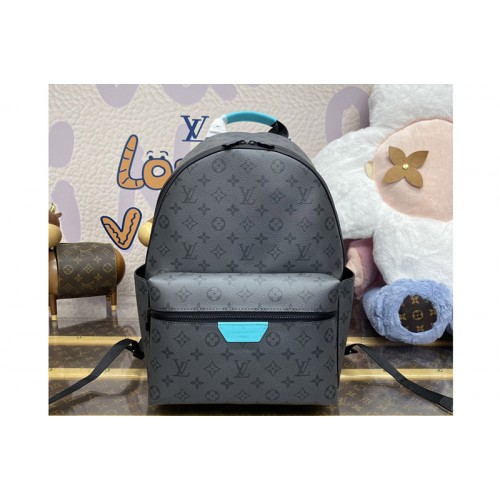 Louis Vuitton M11641 Discovery Backpack PM Bag in Turquoise Monogram Eclipse Reverse canvas Louis Vuitton M11641 Discovery Backpack PM Bag in Turquoise Monogram Eclipse Reverse canvas