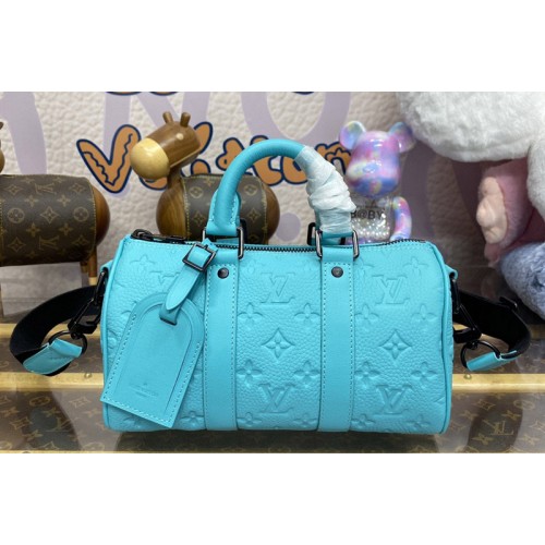 Louis Vuitton M11744 Keepall Bandoulière 25 Bag in Taurillon Monogram embossed cowhide leather Louis Vuitton M11744 Keepall Bandoulière 25 Bag in Taurillon Monogram embossed cowhide leather