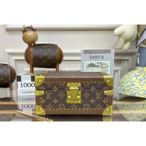 Louis Vuitton M20292 Coffret Tresor 24 Jewellery Box in monogram canvas With Yellow Louis Vuitton M20292 Coffret Tresor 24 Jewellery Box in monogram canvas With Yellow