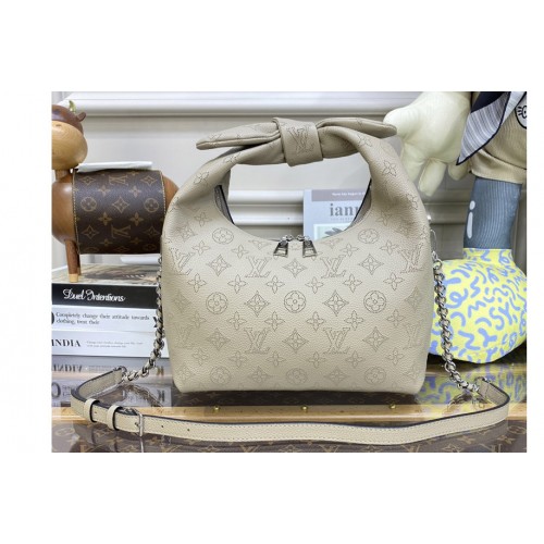 Louis Vuitton M20701 Why Knot PM handbag in Beige Mahina calf leather Louis Vuitton M20701 Why Knot PM handbag in Beige Mahina calf leather
