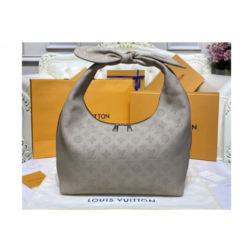 Louis Vuitton M20787 Why Knot PM handbag in Khaki Mahina calf leather Louis Vuitton M20787 Why Knot PM handbag in Khaki Mahina calf leather
