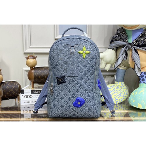 Louis Vuitton M20877 Ellipse Backpack in Gray Taurillon Monogram embossed cowhide leather Louis Vuitton M20877 Ellipse Backpack in Gray Taurillon Monogram embossed cowhide leather