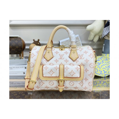 Louis Vuitton M20919 Speedy Bandoulière 25 handbag in Beige Monogram coated canvas Louis Vuitton M20919 Speedy Bandoulière 25 handbag in Beige Monogram coated canvas