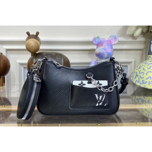 Louis Vuitton M20998 Marellini Bag in Black Epi Leather Louis Vuitton M20998 Marellini Bag in Black Epi Leather