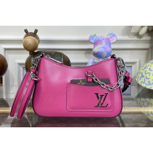 Louis Vuitton M21091 Marellini Bag in Rose Epi Leather Louis Vuitton M21091 Marellini Bag in Rose Epi Leather