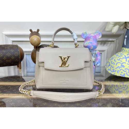 Louis Vuitton M21052 Lockme Ever Mini handbag in Beige Grained calf leather Louis Vuitton M21052 Lockme Ever Mini handbag in Beige Grained calf leather