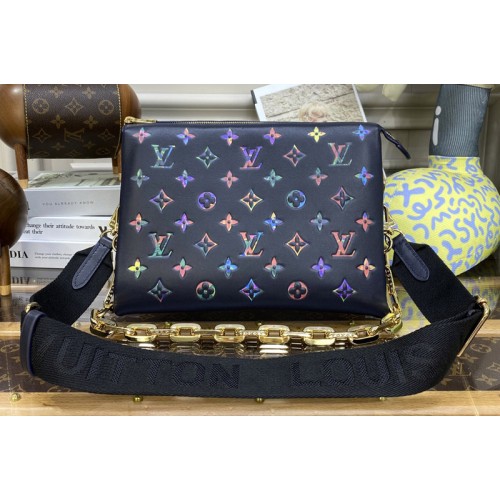 Louis Vuitton M21353 Coussin PM handbag in Navy Blue Lambskin leather Louis Vuitton M21353 Coussin PM handbag in Navy Blue Lambskin leather